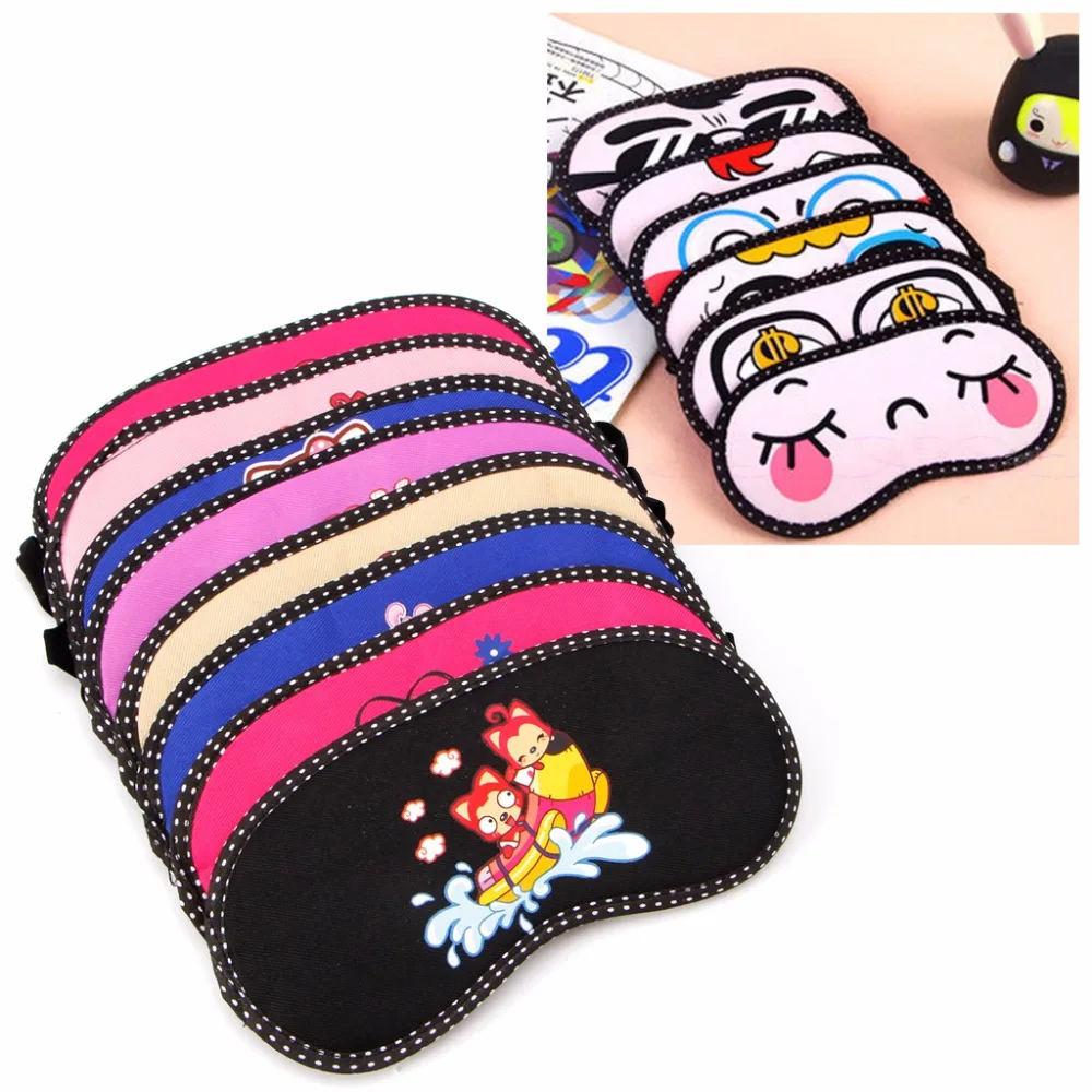 

Novelty gift Travel sleeping eye mask black shade blindfold funny naughty night