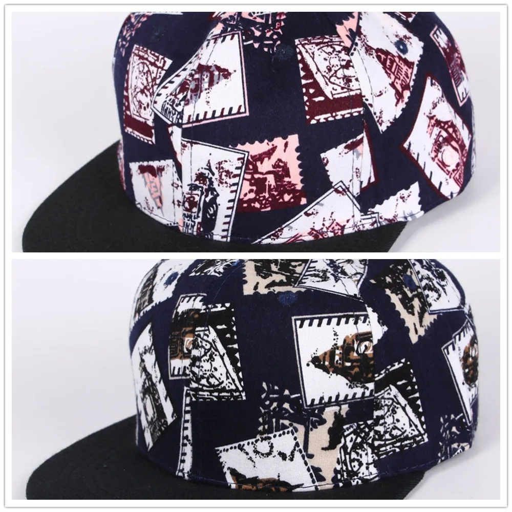 5 Шт./лот Оптовая Классическая Картина Бейсболка Повседневная Snapback Колпачок Для