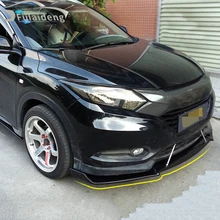 1st для Honda Vezel HR-V- передний бампер, спойлер, комплект кузова, АБС углеродное волокно, аксессуары для стайлинга автомобилей