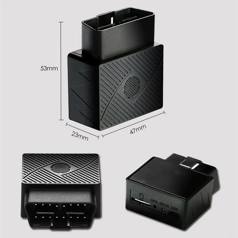 16Pin OBD Car GPS Tracker Auto GSM GPS Locator Support GPRS Anti-theft Protection Alarm Electronic Fence Auto GPS Tracker