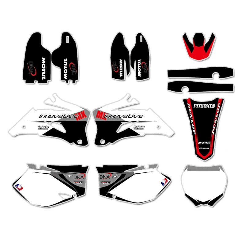 Графические и Фоновые наклейки наборы для Yamaha YZ250F YZ450F 2006 2007 2008 2009 YZ 250F 450F YZ250 YZ450