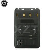 Black 5 in 1 Universal Mini SIM Card Adapter Storage Case Kits For Nano Micro SIM Card Memory Card Holder Reader Cover Connector 3