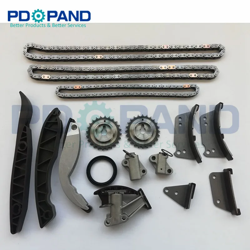 

Timing Chain Kit for KIA Sorento 2.5CRDI 2005 For Hyundai H-1 H200 Starex Porter SATELLITE 2006- D4CB Engine distribution