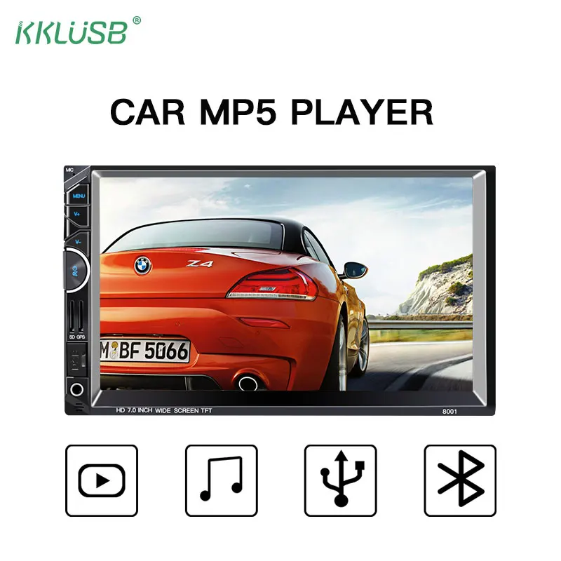 2 DIN Авторадио 7''inch Сенсорный экран автомобиля rideo GPS навигации Мониторы 2din