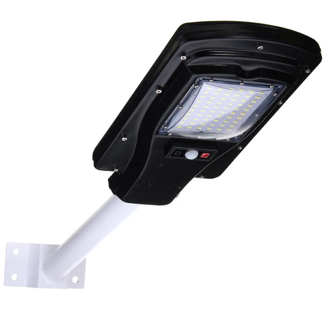 waterproof motion sensor 30w 60 led solar light 2835 smd solar panel