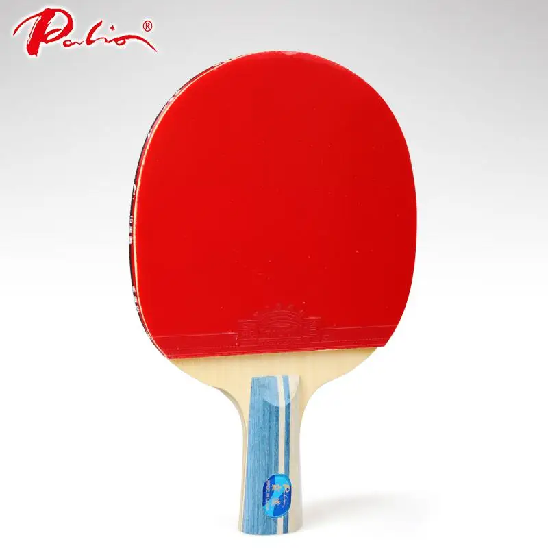 Palio ракетка для настольного тенниса HADUO резиновая ракетка для пинг-понга из чистого дерева с углеродным лезвием ракетка для пинг-понга - Цвет: short handle