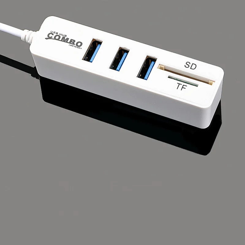 New USB 2.0HUB Hub with SD TF All-in-One Card Reader 3+2 Combo Multi-function Card Reader New USB 2.0HUB Hub with SD TF All-in-One Card Reader 3+2 Combo Multi-function Card Reader