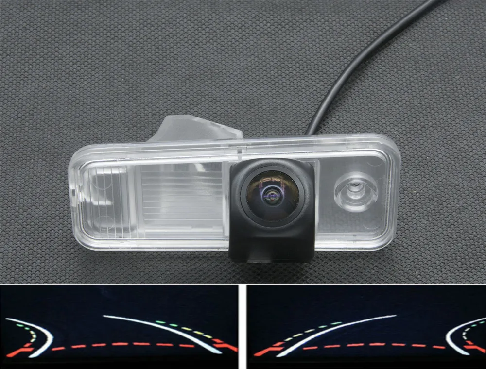 

1080P Fisheye Lens Trajectory Tracks For Hyundai IX45 2013 2014 Santa Fe Car Rear view Camera Backup Camera Wireless Monitor