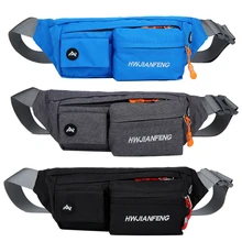 Outdoor Leisure Sports Travel Nylon Waist Pack Chest Pack Multifunction Unisex Running&Cycling Storage Bag Outdoor Phone Pouch