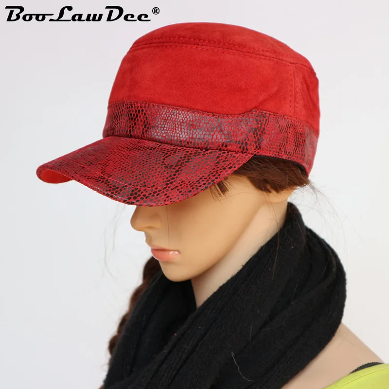

BooLawDee Adjustable leisure unisex winter cap warm male military hats sheepskin warming caps free size red black brown M553