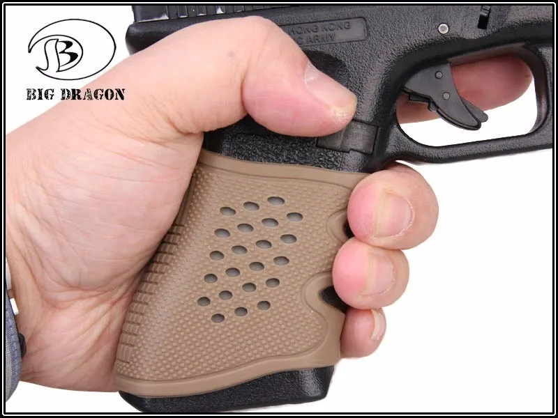 Резиновый противоскользящий тактический пистолет для шин пистолет защищает черные тактические перчатки Glock кобура для Glock 17 19 20 21 22 31 32