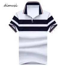 DIMUSI, летние мужские Поло, дышащие, хлопковые, с коротким рукавом, мужские рубашки поло, повседневные, с отложным воротником, мужские Поло, 5XL, TA107