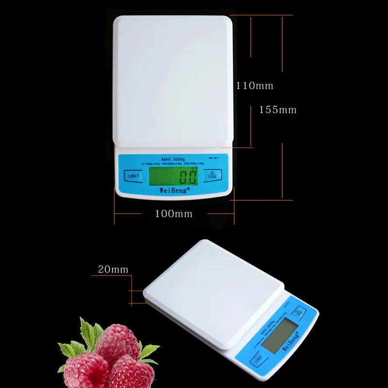 1Pcs 0.1g Digital Kitchen Scale Mini Pocket ultra-thin ultra precision Jewelry Electronic Balance Weight scale