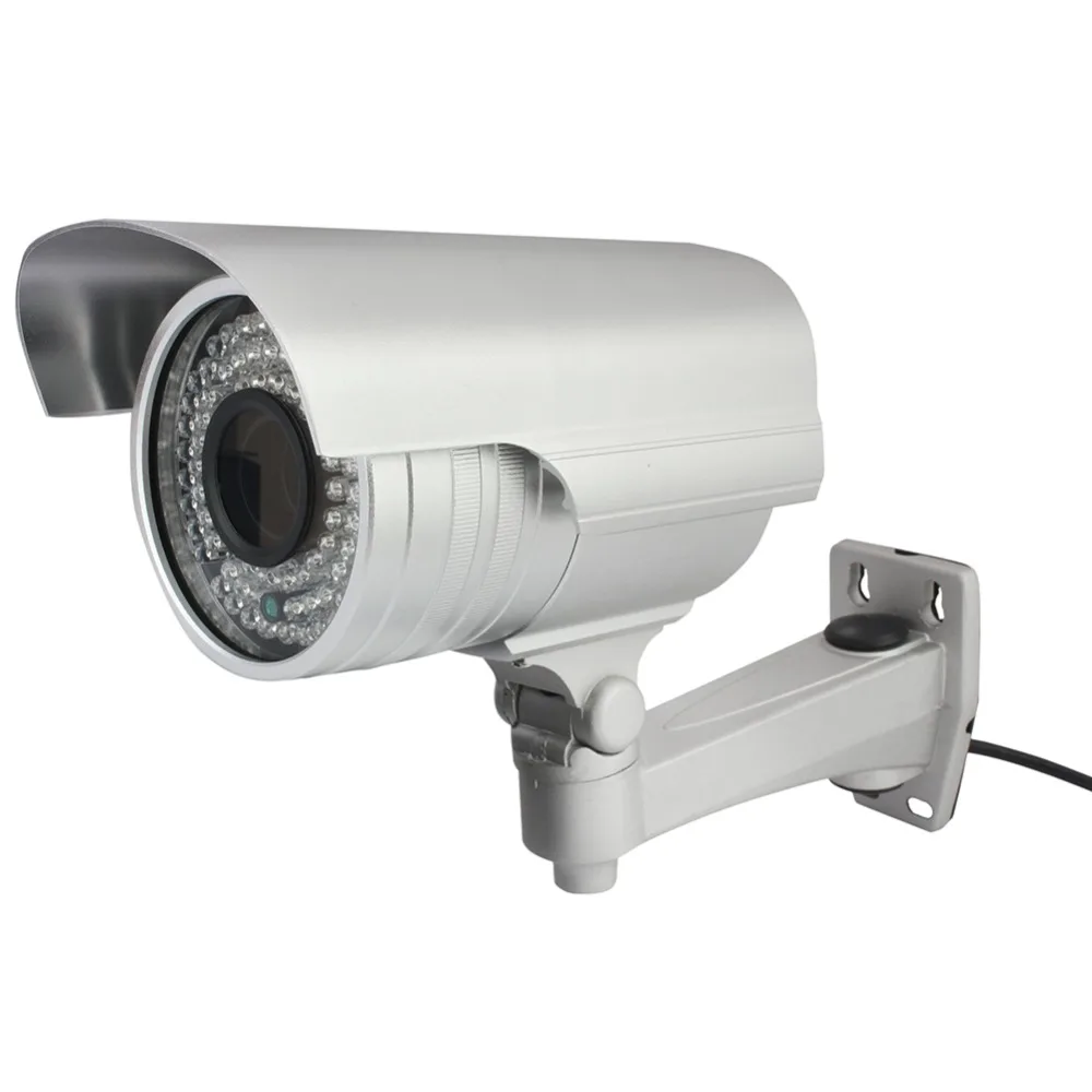 Открытый Водонепроницаемый sony Cmos 1200TVL День Ночь ИК дальность ИК 50 М Пуля варифокальный CCTV камера безопасности