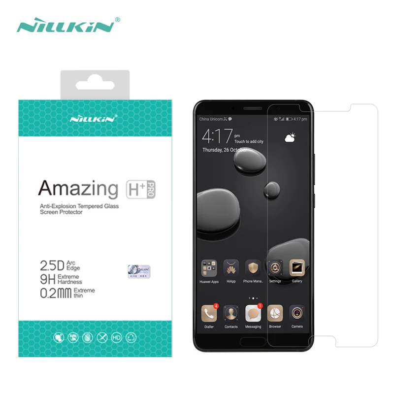 Коврики 10 Стекло фильма в исходном NILLKIN Тонкий удивительные H + Pro Anti Explosion