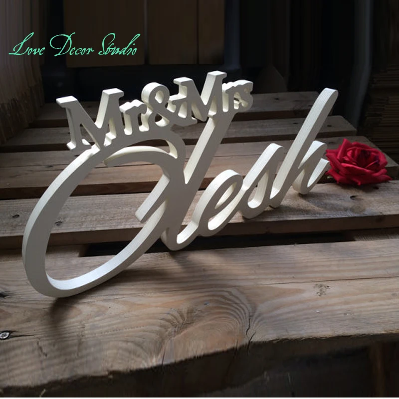 Buy Mr &amp; Mrs Wedding top table, Wedding