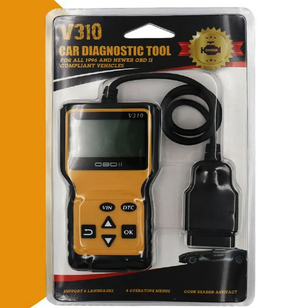 Автомобильный сканер Viecar V310 считыватель кодов двигателя Датчик OBD 2