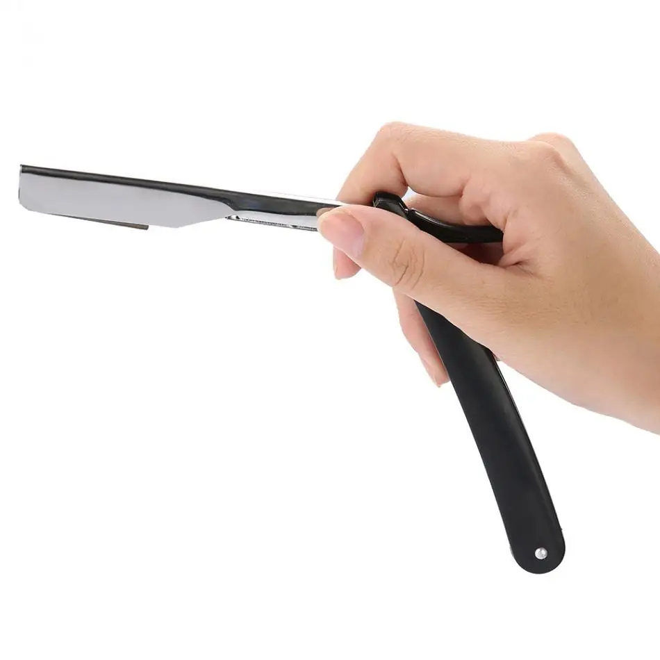 Парикмахерская Стрижка волос Бритье Профессиональный прямой край парикмахерский нож для волос s бритвы изменение лезвия типа нож с лезвием