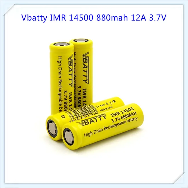 14500 880mah 3.7V 4