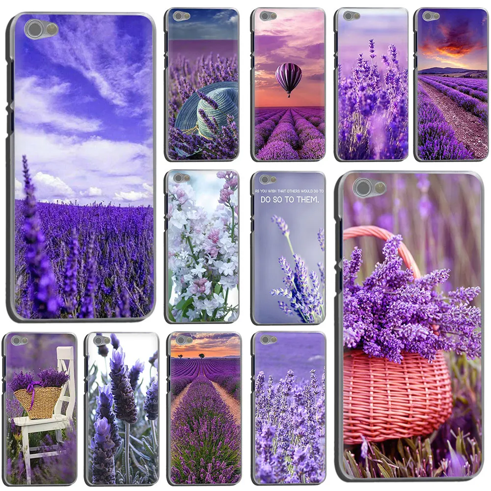 

Simple lavender Purple flowers Hard Phone Cover Case for Xiaomi Redmi K20 5 Plus GO 6A Note 8 5 6 Pro 4x 7