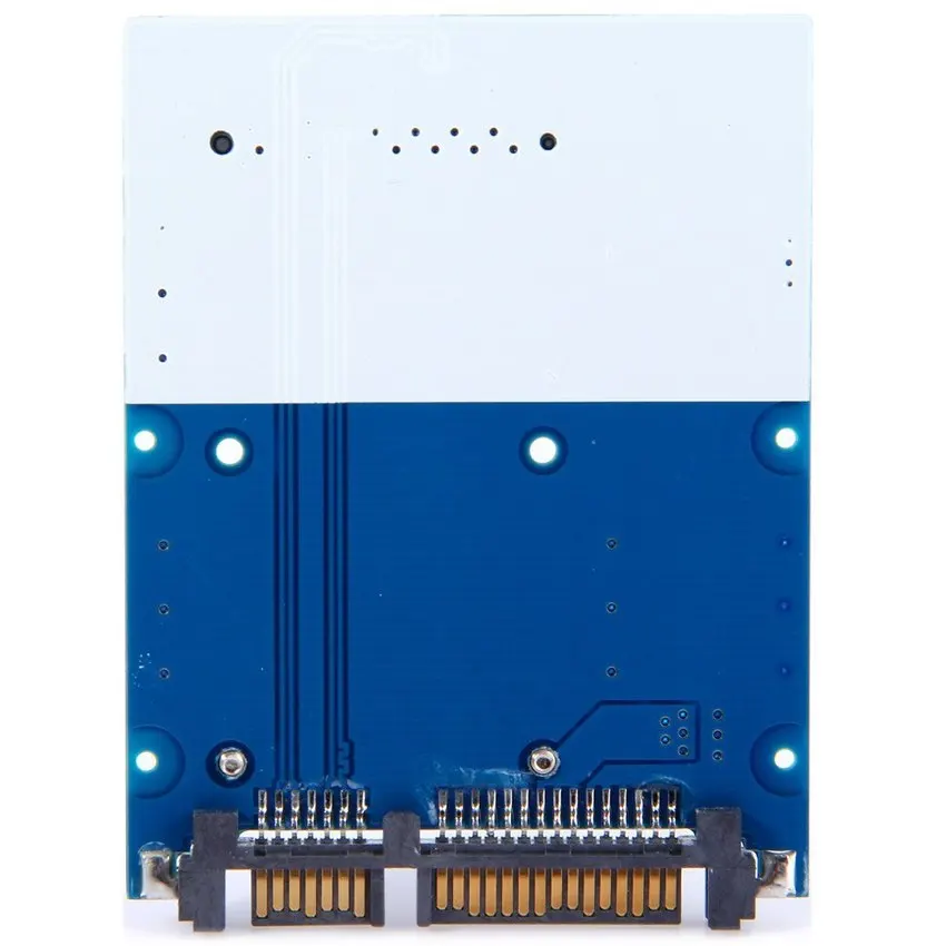 Тонкий тип Mini PCI E mSATA SSD до 2 5 &quotSATA 3.0 22 контактный адаптер для жесткого диска