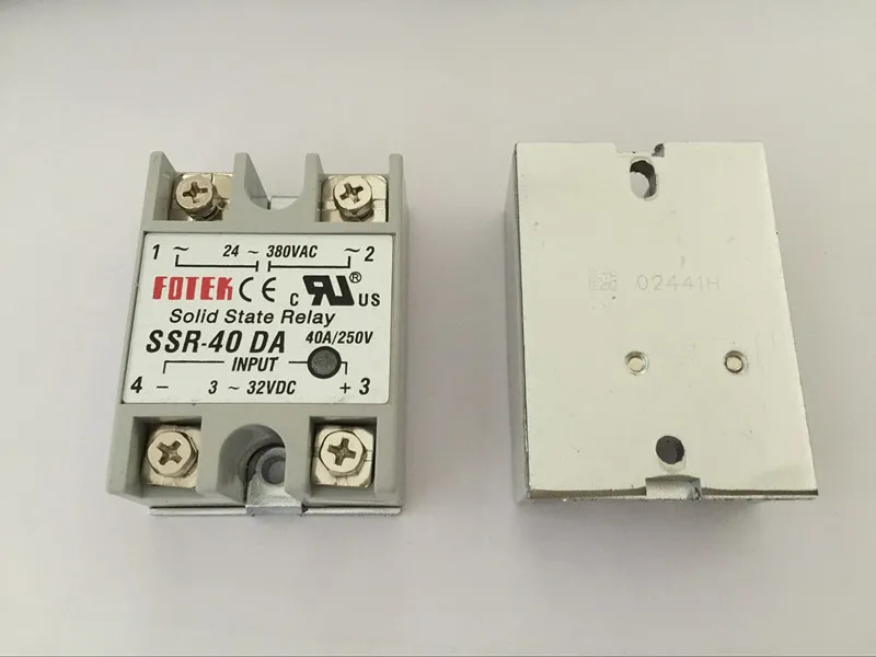 10PCS SSR40DA SSR-40DA Manufacturer 40A ssr relay,input 3-32VDC output 24-380VAC 10PCS SSR40DA SSR-40DA Manufacturer 40A ssr relay,input 3-32VDC output 24-380VAC