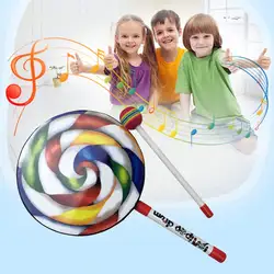 Леденцы узор красочные барабаны ударный инструмент для детей детский сад музыкальный обучение раннее Детские игрушки Детские подарок