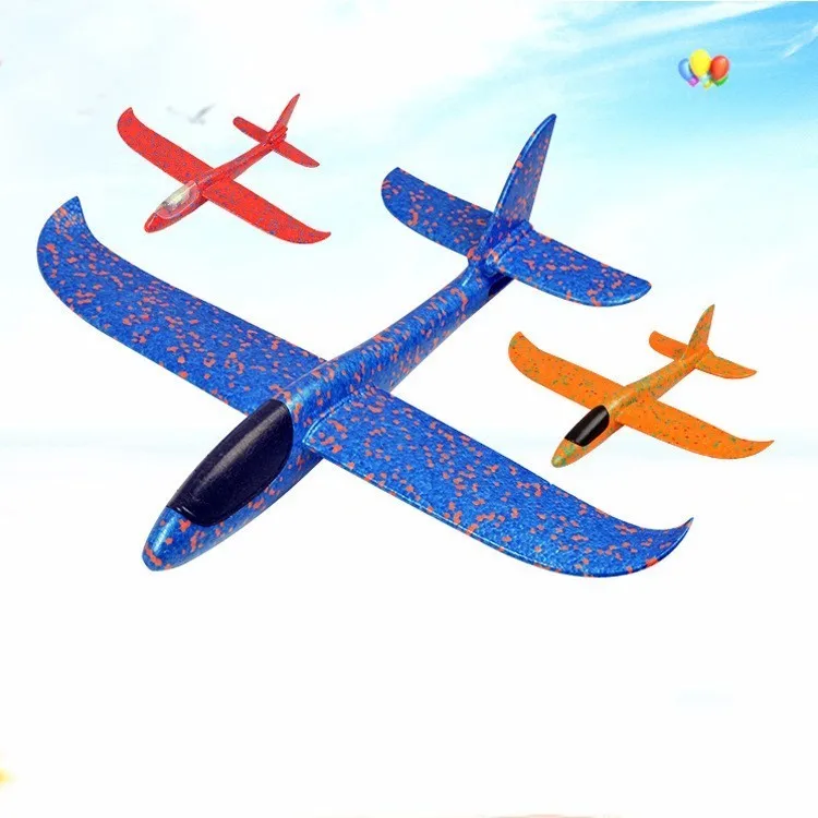 

48cm Big Good quality Hand Launch Throwing Glider Aircraft Inertial Foam EPP Airplane Toy Children Plane Model Outdoor Fun Toys