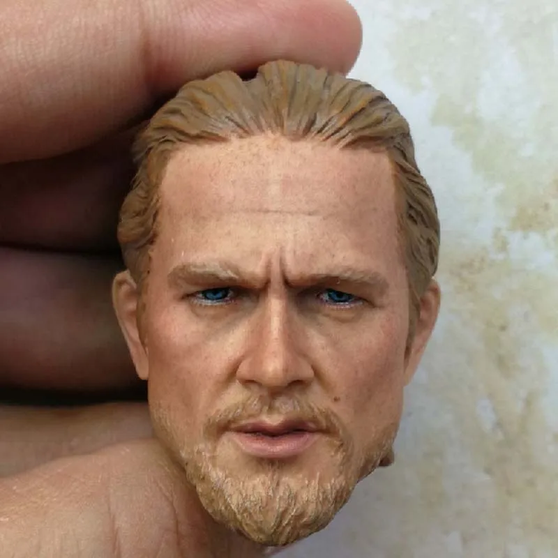 Коллекция 1/6 масштаб Мужская голова Scuplt модель Сыны Анархии Charlie Hunnam резная для 12