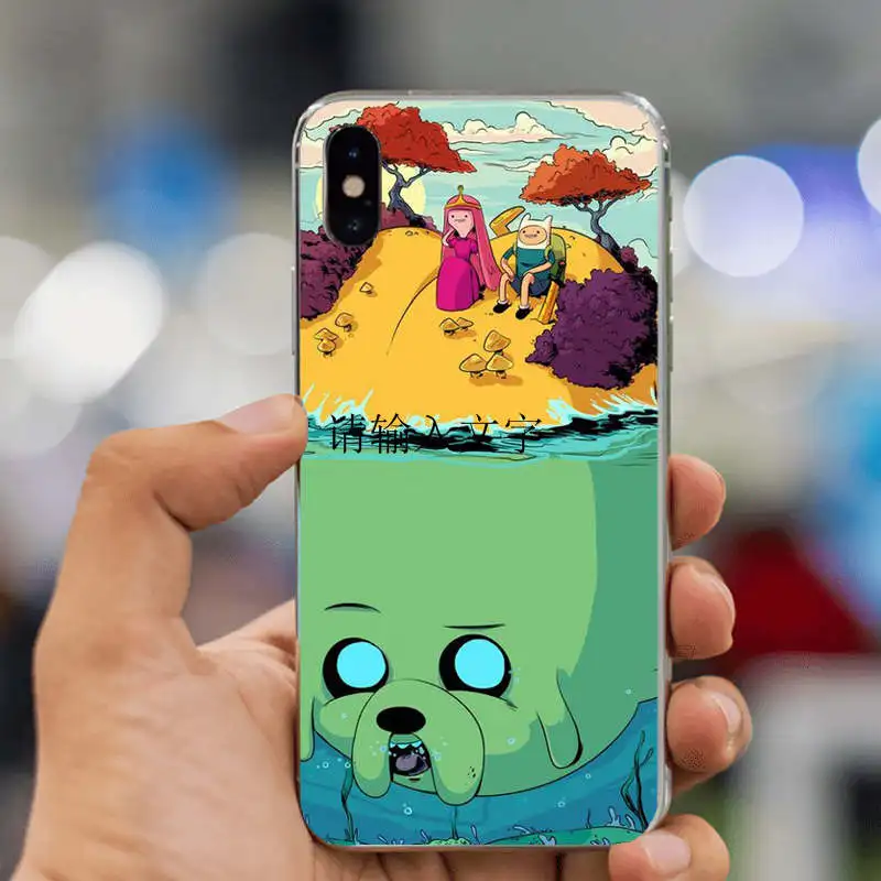 Чехол для телефона Beemo Adventure Time с забавным рисунком из жесткого поликарбоната для iPhone XS MAX 4S 5S 5c SE 6 6S Plus 7 7Plus 8 8Plus X 10