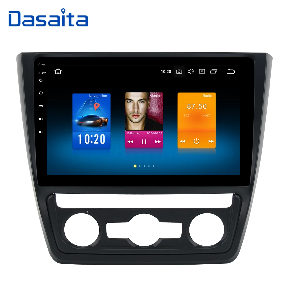 Sale 10.2" IPS Screen Car Multimedia Player for Skoda Yeti Navigation 2014 with Android 9.0 Support Steering Wheel GPS Wifi 4G Lte 0