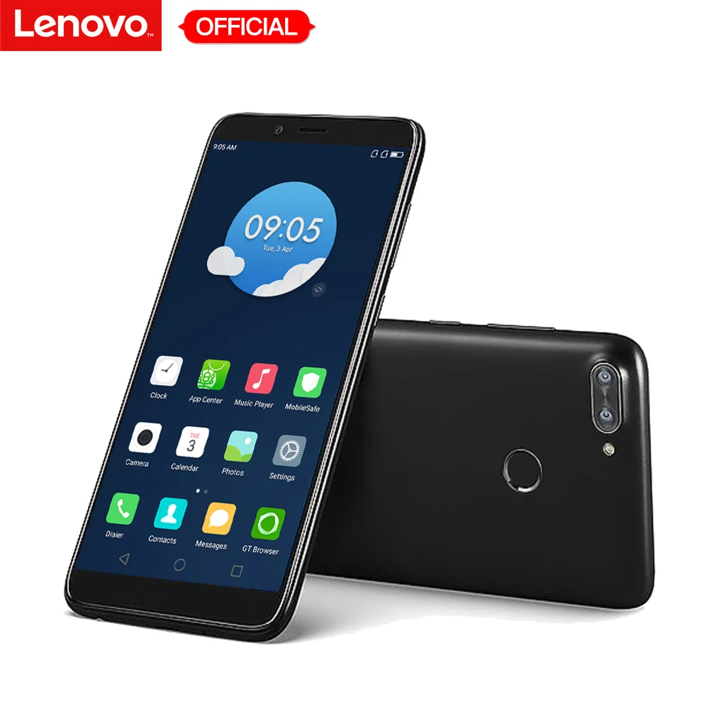Original Lenovo K320t Mobile Téléphone 5.7 pouce Plein Écran Android 7.0 4g LTE Smartphone 2 gb RAM 16 gb ROM 8MP D’empreintes Digitales 3000 mah