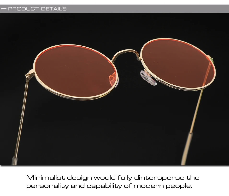 Women's Round Mirror Sunglasses 13