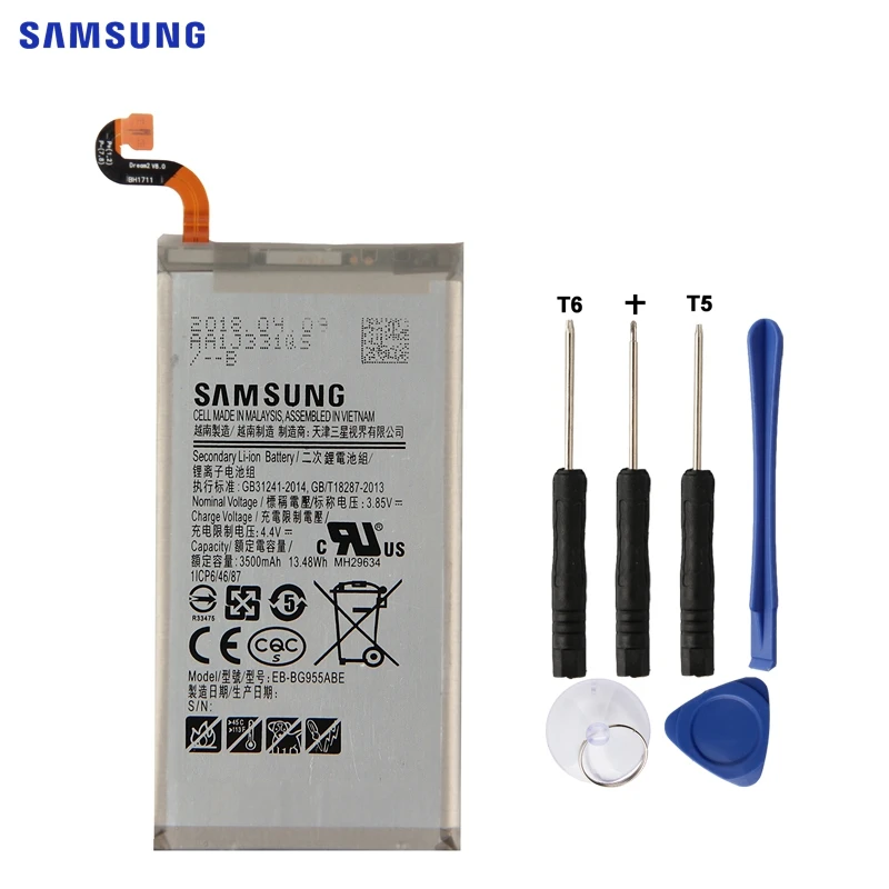 

SAMSUNG Original Replacement Battery EB-BG955ABA For Samsung GALAXY S8+ G9550 GALAXY S8 Plus S8Plus SM-G9 SM-G955 G955 3500mAh