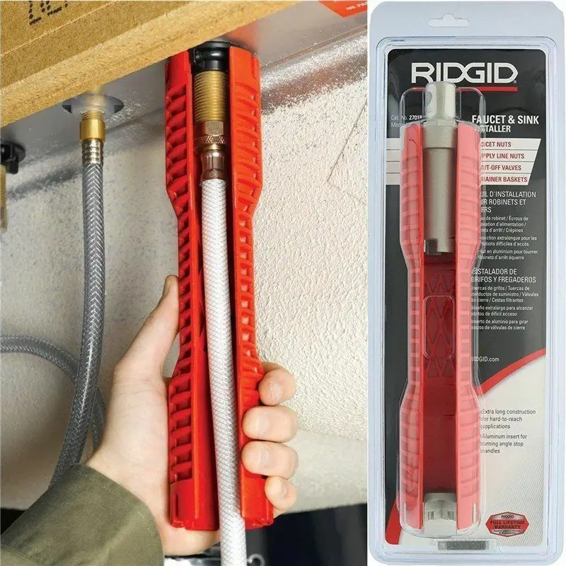

New Multifunctional Faucet and Sink Installer Tool Double End Socket Wrench Basin Bottom Pliers Sleeve Bathroom pipe Install