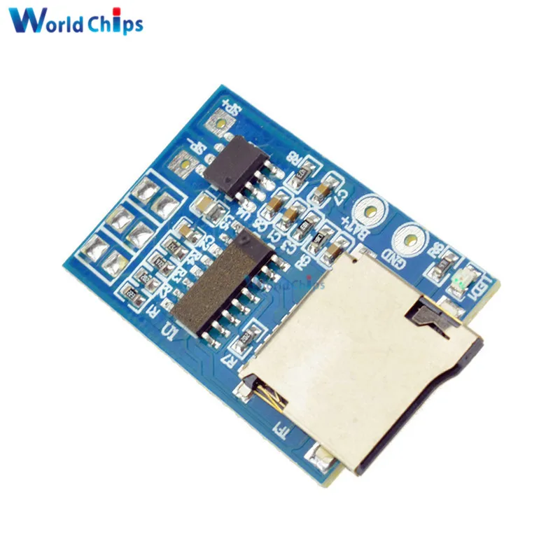 2 шт. GPD2846A TF карта MP3 декодер плата Вт модуль усилителя 3 7 В/5 В для Arduino GM питания с