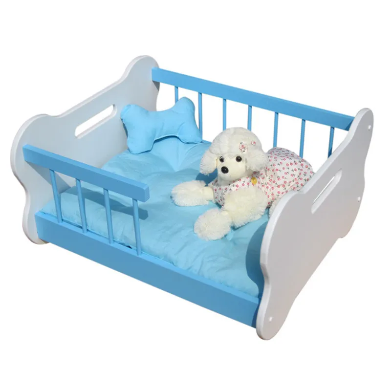 extra large wooden dog bed