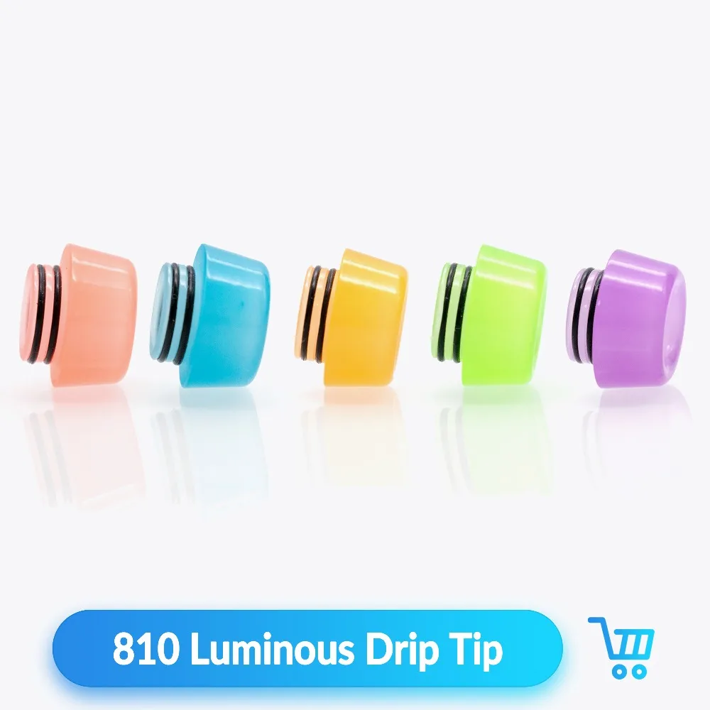 Quartz Banger 50pcs 810 Luminous Drip Tip Resin Wide Bore for Vape RTA RDA Tank Atomizer 810 Mouthpiece E Cigarette Accessories Quartz Banger 50pcs 810 Luminous Drip Tip Resin Wide Bore for Vape RTA RDA Tank Atomizer 810 Mouthpiece E Cigarette Accessories