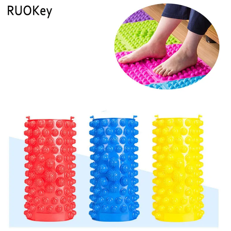 

4pcs/lot Toe Pressure Plate Mat Blood Circulation Shiatsu Reflexology Foot Massage Pad