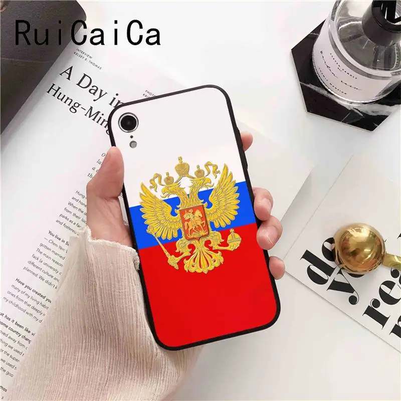 Russian flag national emblem