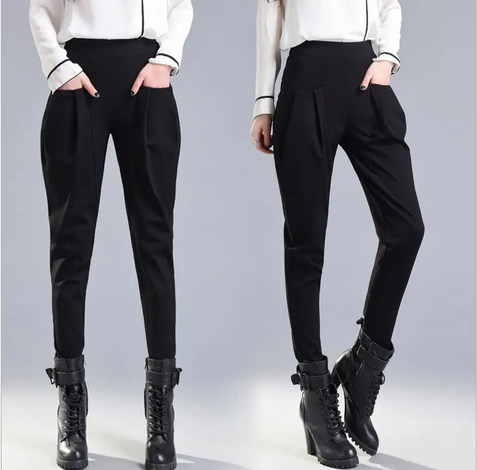 Large size fat mm Harlan pants female spring and summer fashion Slim