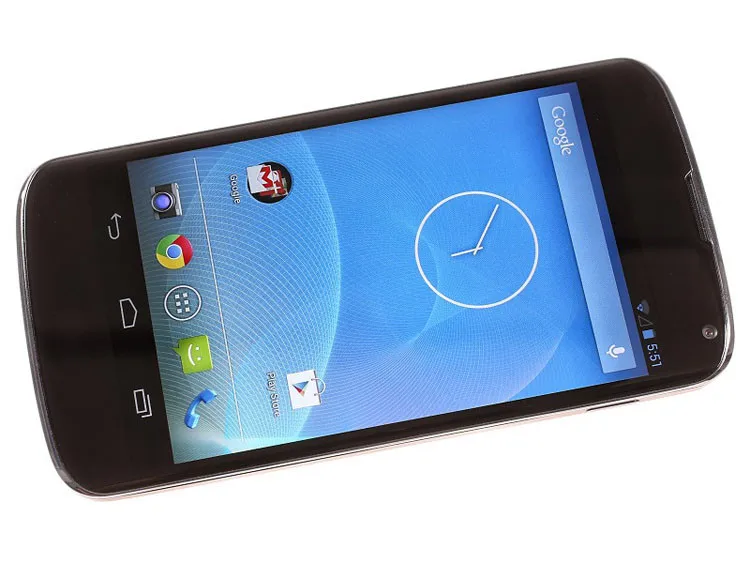 E960 разблокированный телефон LG Nexus 4 E960 3g 4,7 ''16 GB четырехъядерный 8MP камера gps Wifi NFC отремонтированный мобильный телефон