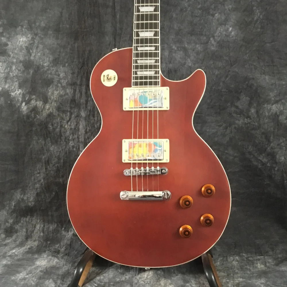 

Top quality guitar electric matt wine red guitar instrument electric guitar LP high quality electric guitar free shipping