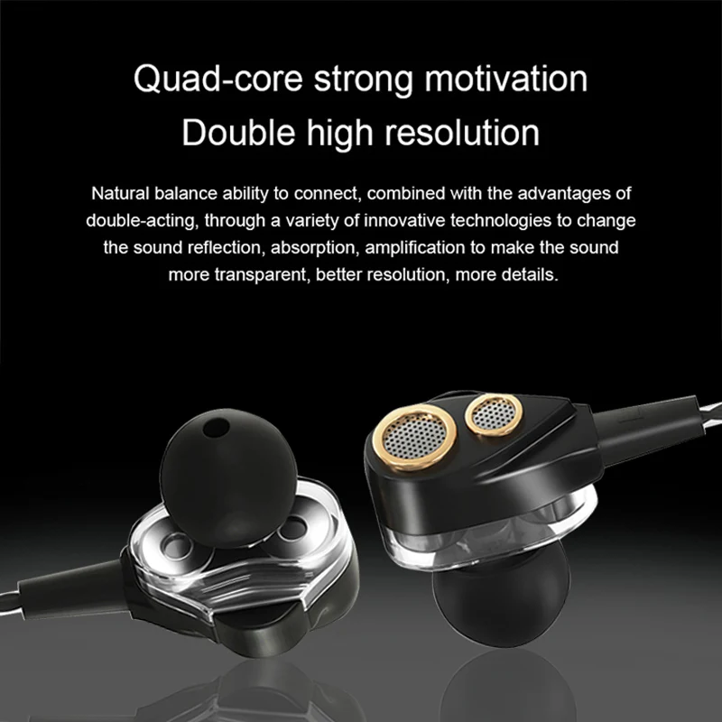 Four Speakers 6D Surround Sound Bluetooth Earphones With TF Card Play Stereo Bass Sport Wireless Headphone For Mobile Phone