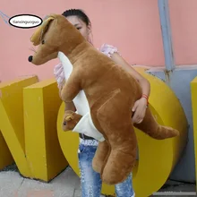 Милые плюшевые кенгуру милые мягкие игрушки огромный кенгуру Monther& Детский наряд для дня Рождения подарок около 120 см