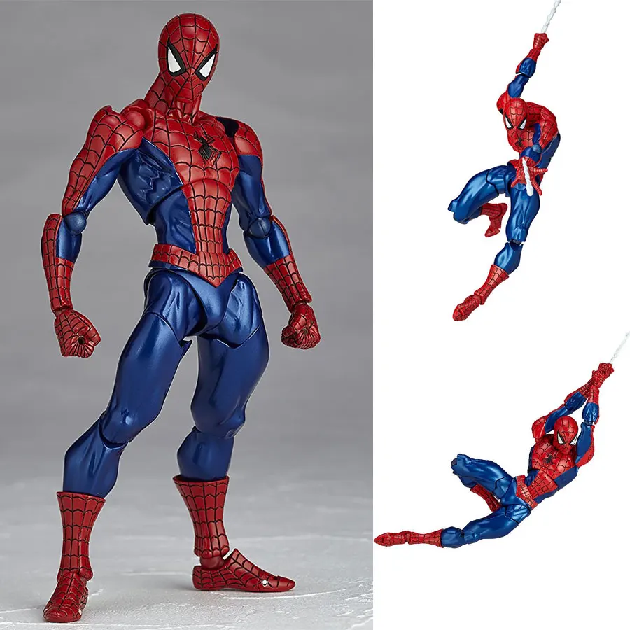 

Super hero The Amazing Spider-Man PVC Action Figure 002 Joint Movable Spiderman Model Toys Collection Figures Dolls