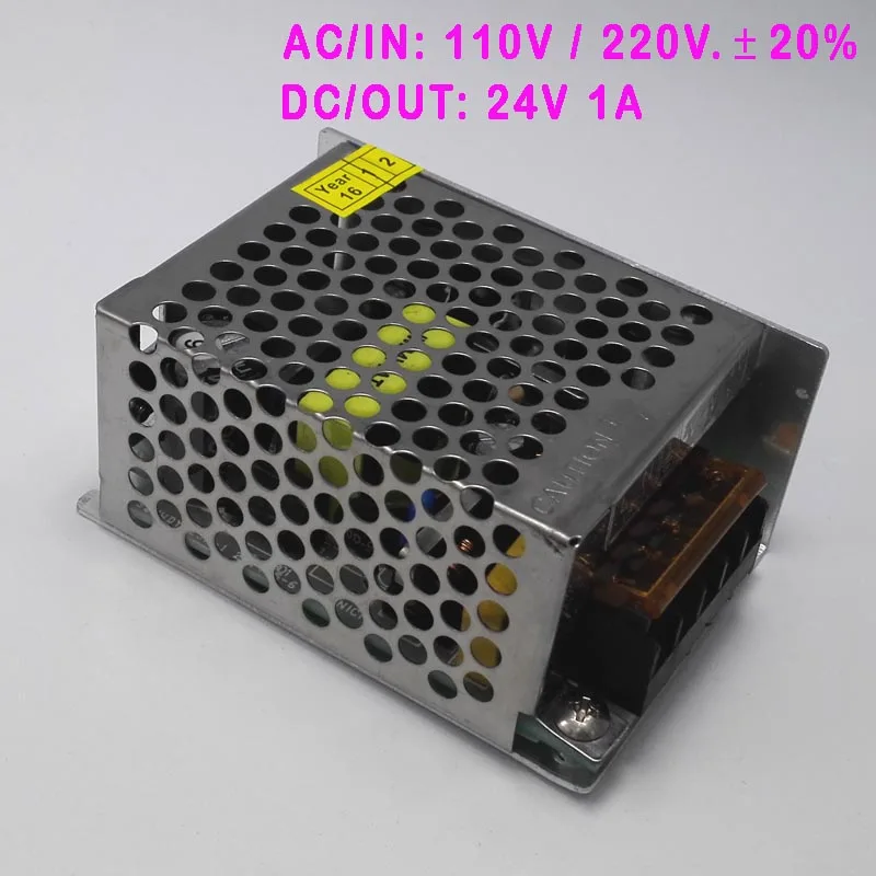 

110V / 220V +/- 20% AC to DC 12V / 24V 1A adjustable power switching supply AC DC adaptor