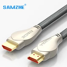SAMZHE 4 K * 2 K HDMI2.0 Câble Or-plaqué 1080 P HDMI vers HDMI Câble Support de la 3D HDMI pour X Lecteur Ordinateur Portable Se Connecter à la TÉLÉVISION projecteur