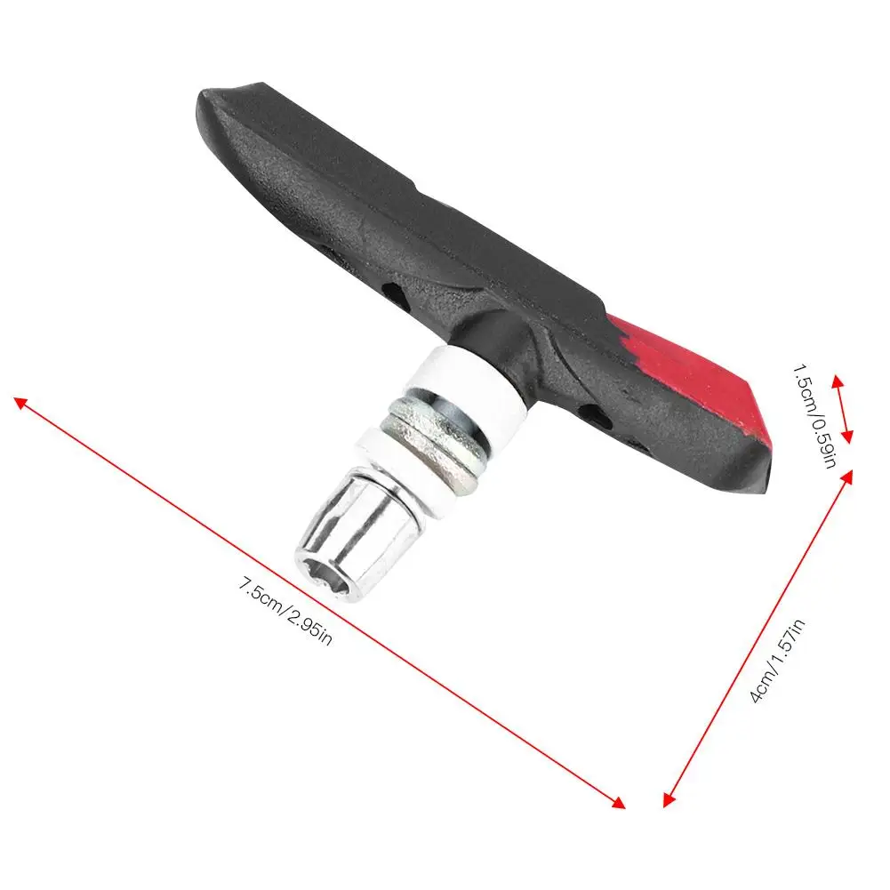 1 пара велосипедных V тормозных колодок горный велосипед тормоз для дорожного велосипеда колодки наборы Ремонт Замена для Avid BB5
