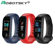 M3 Smart-Band Bluetooth Fitness Tracker Bracelet Reminder Smart Wristband For Men Women Heart Rate Monitor Fitness Bracelet